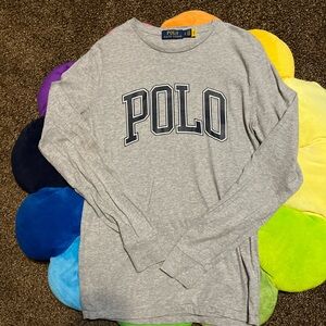Grey Polo Ralph Lauren long sleeve shirt